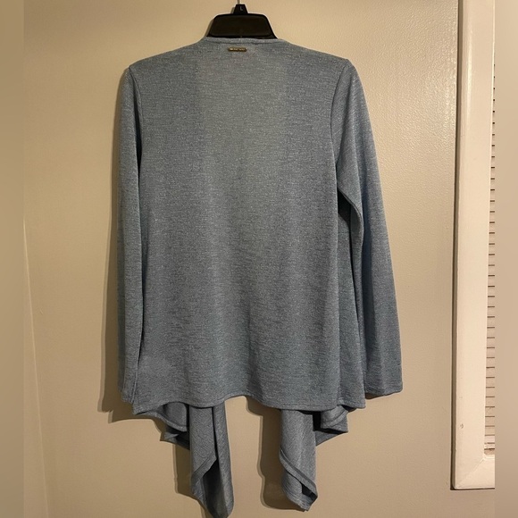 MICHAEL Michael Kors womens open front blue cardigan - Picture 5 of 6
